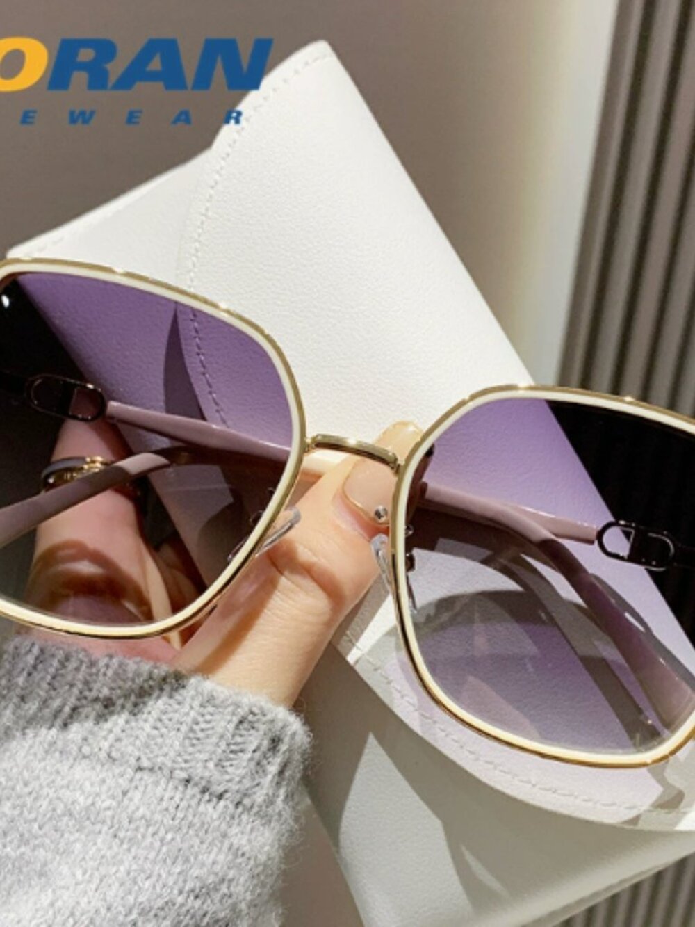 Lady's purple sunglasses